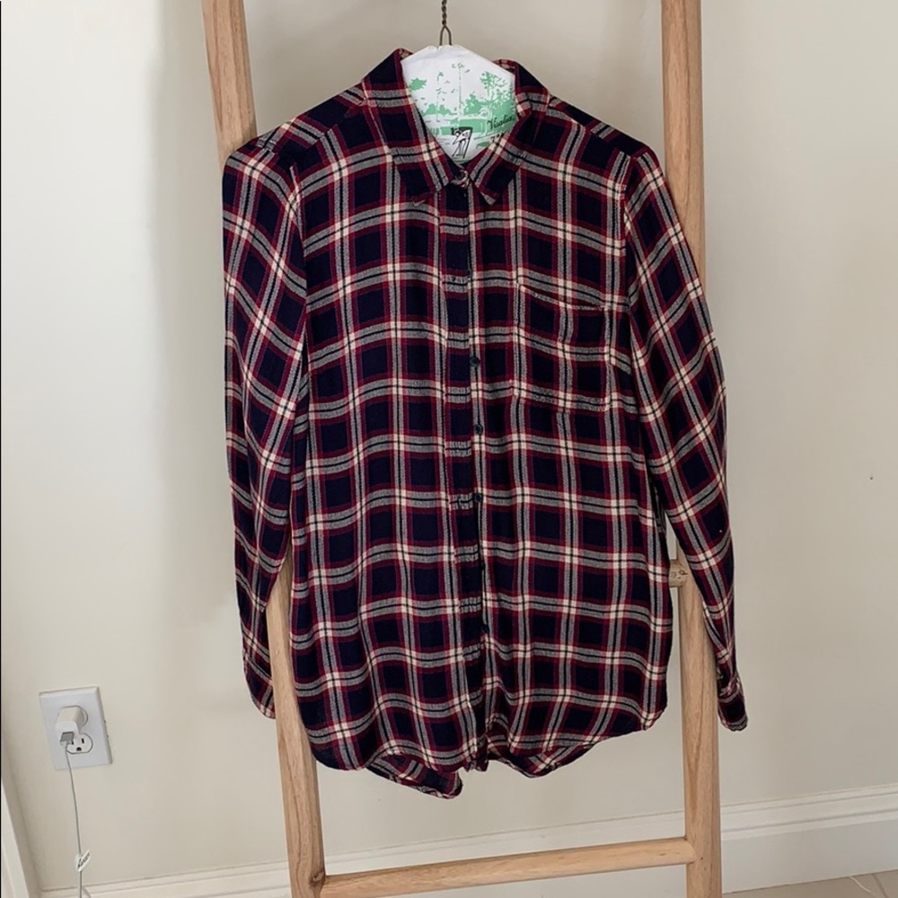 Lucky Brand Plaid Button Down
